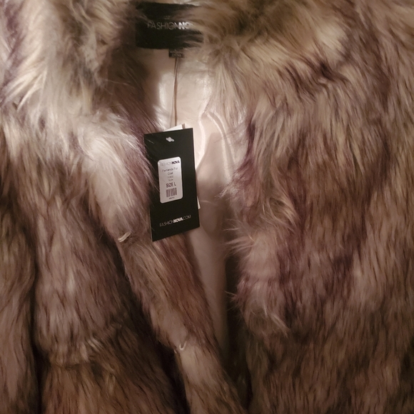 Faux fur jacket - Picture 2 of 3